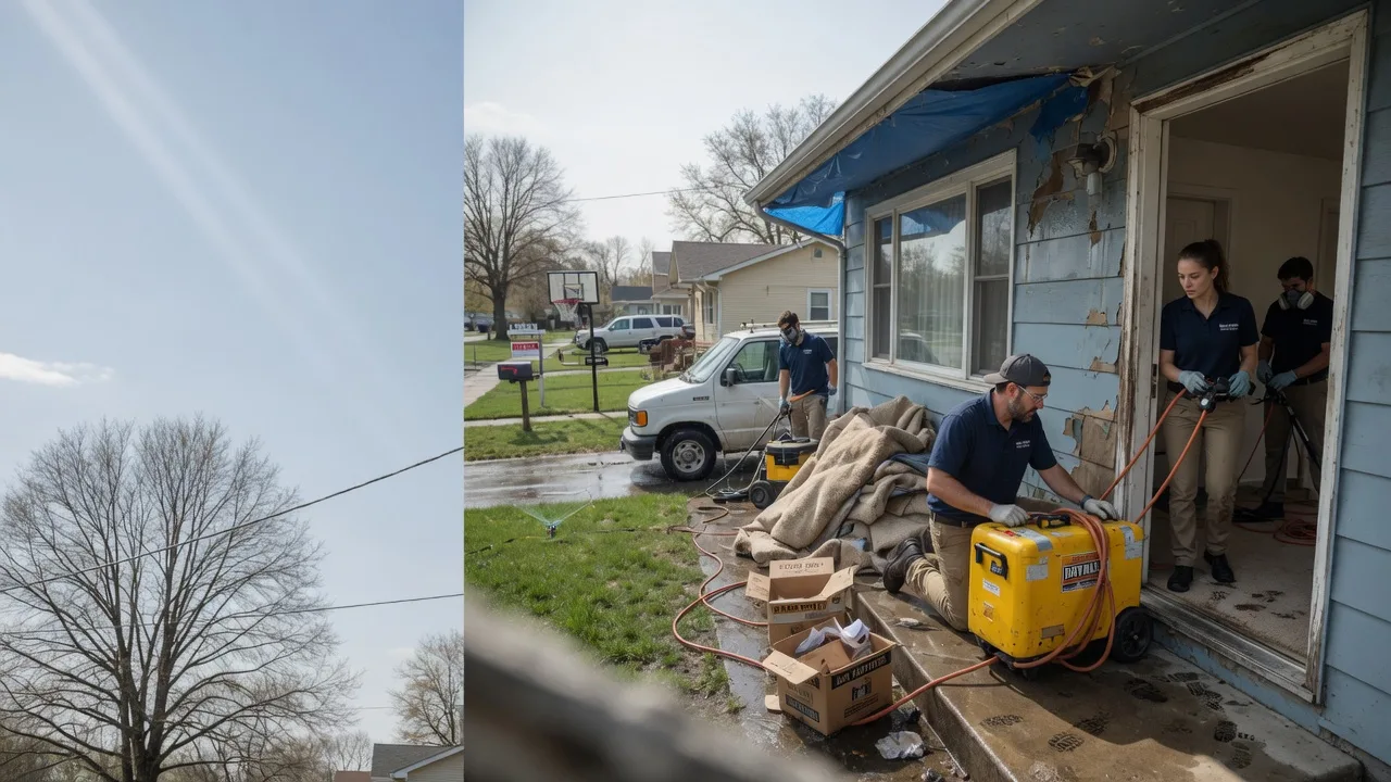 Basement Flood Cleanup in Muscatine, IA near me